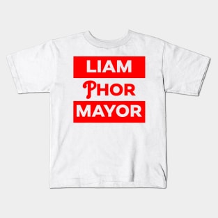 Liam Phor Mayor Kids T-Shirt